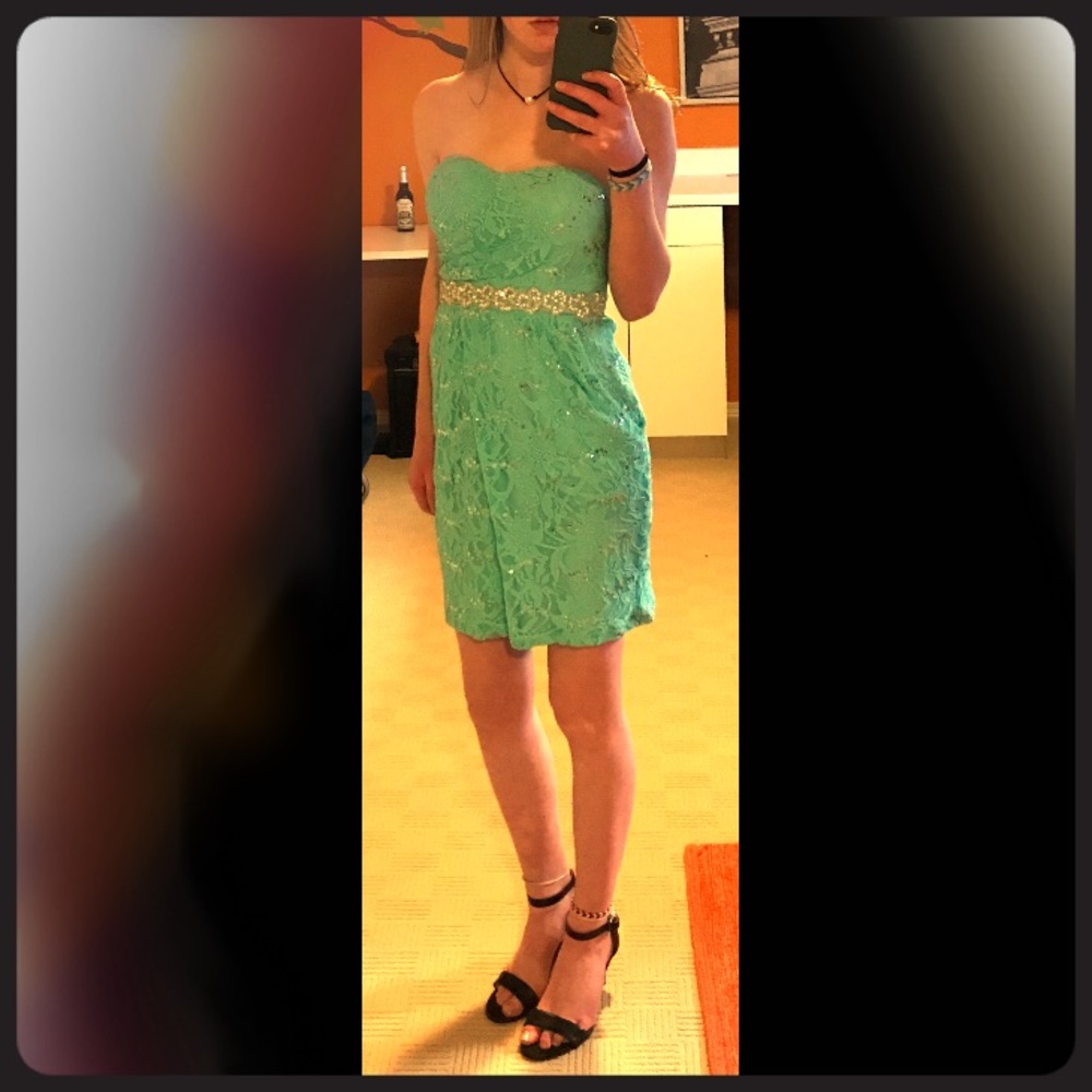 Formal strapless dress